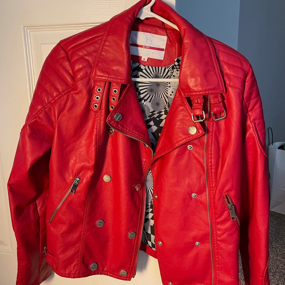 Red jacket